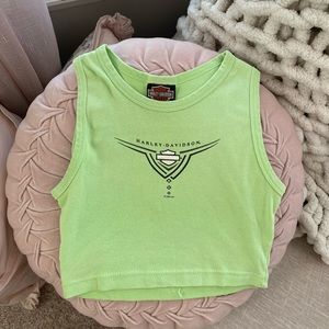 Harley Davidson Cropped Tank